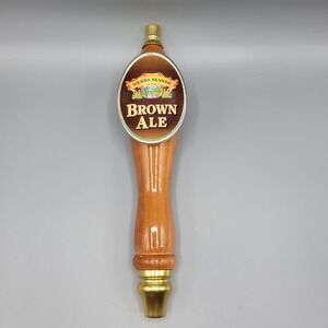 Sierra Nevada Brown Ale Tap Handle Wood & Brass Beer Tap Knob Bar Accessory